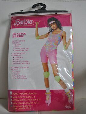 Skating Barbie Halloween Costume Adult Womens XL 16-18 InSpirit NEW